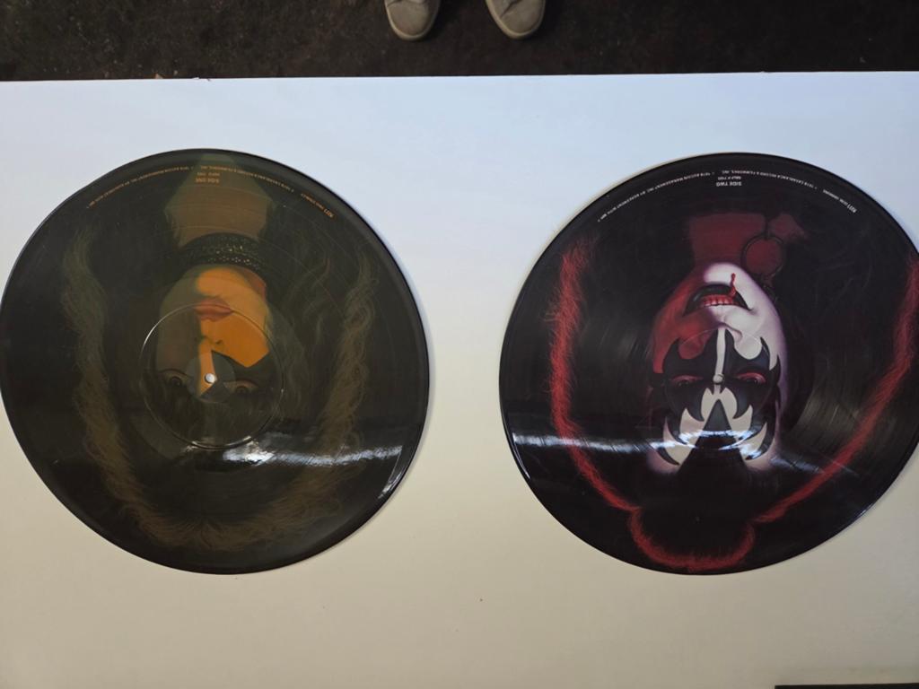 Kiss foto albums, Cd's en Dvd's, Ophalen of Verzenden, Gebruikt, 12 inch