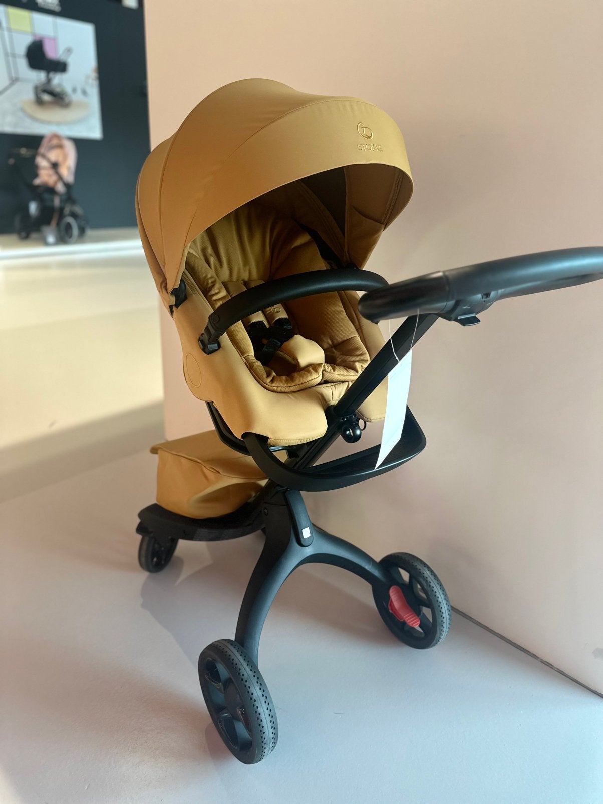 Stokke Xplory X Kinderwagen Golden Yellow, Ophalen, Nieuw, Overige merken, Verstelbare rugleuning