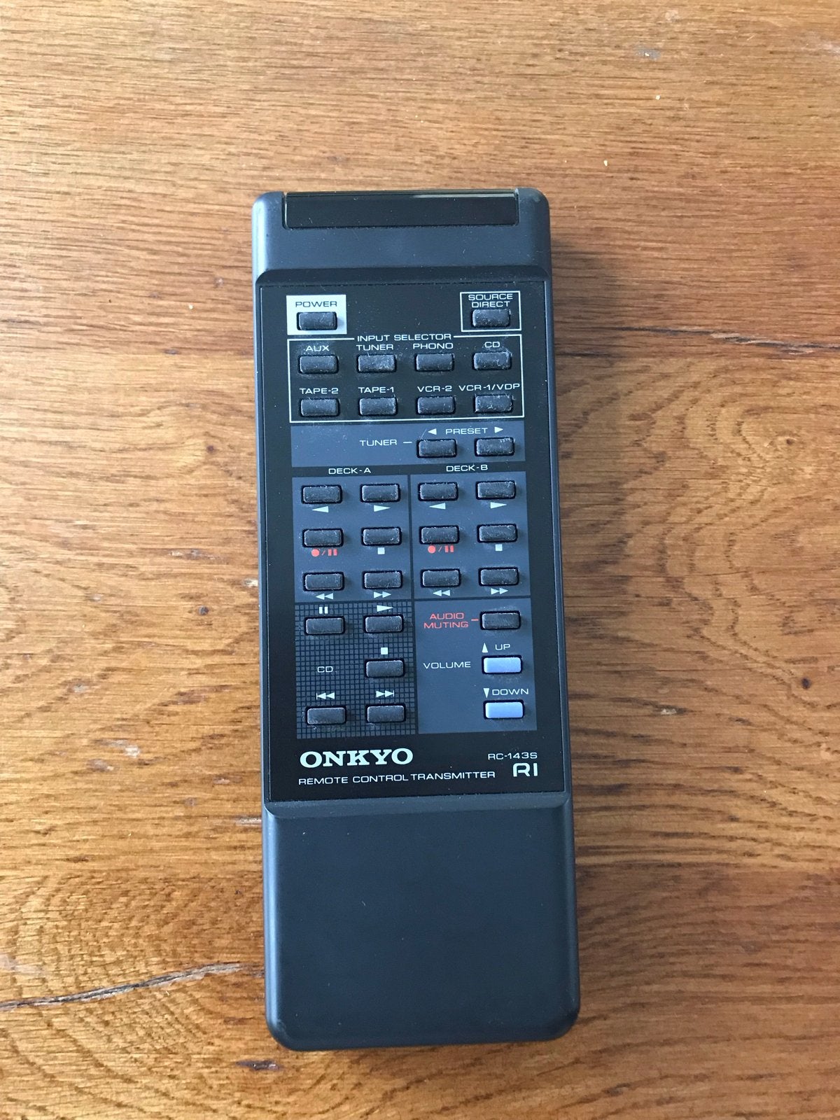 Onkyo RC-143S Afstandsbediening, Ophalen of Verzenden, Zo goed als nieuw, Origineel, Receiver of Versterker