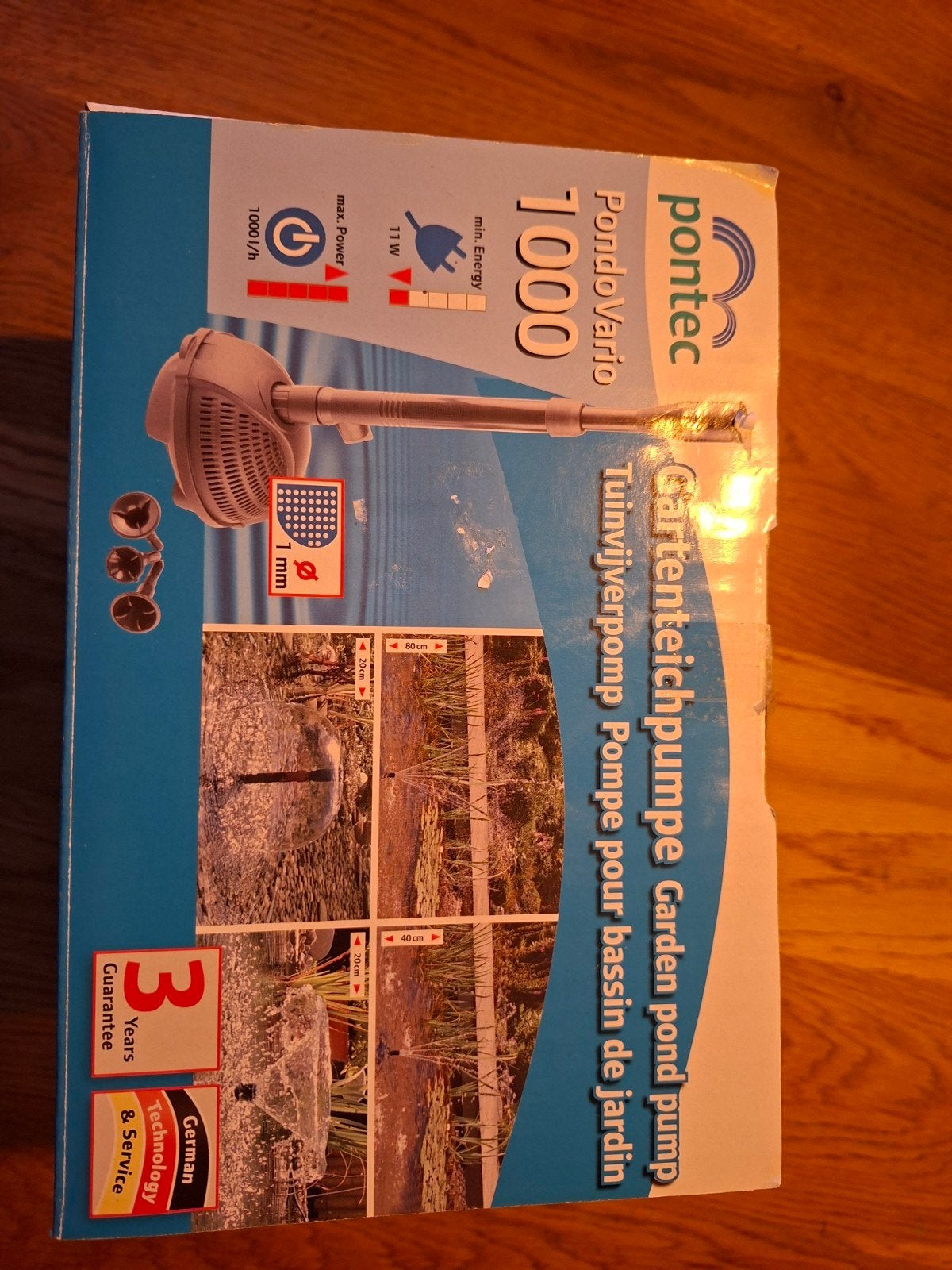 Pontec PondoVario 1000 Tuinvijverpomp - Nieuw in doos, Ophalen of Verzenden