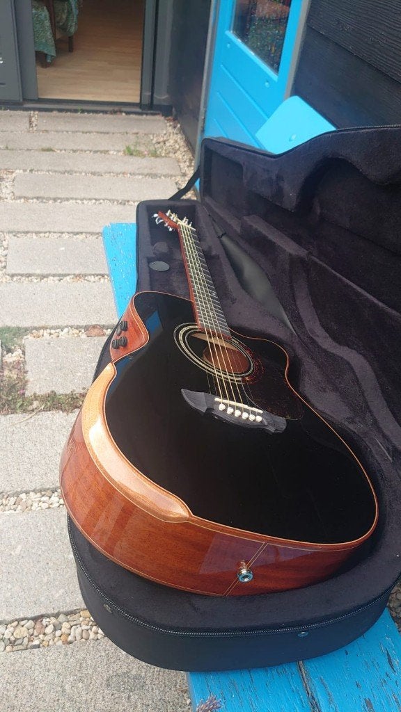 Custom Line HB Acoustic Guitar, Muziek en Instrumenten, Ophalen of Verzenden, Zo goed als nieuw, Western- of Steelstringgitaar