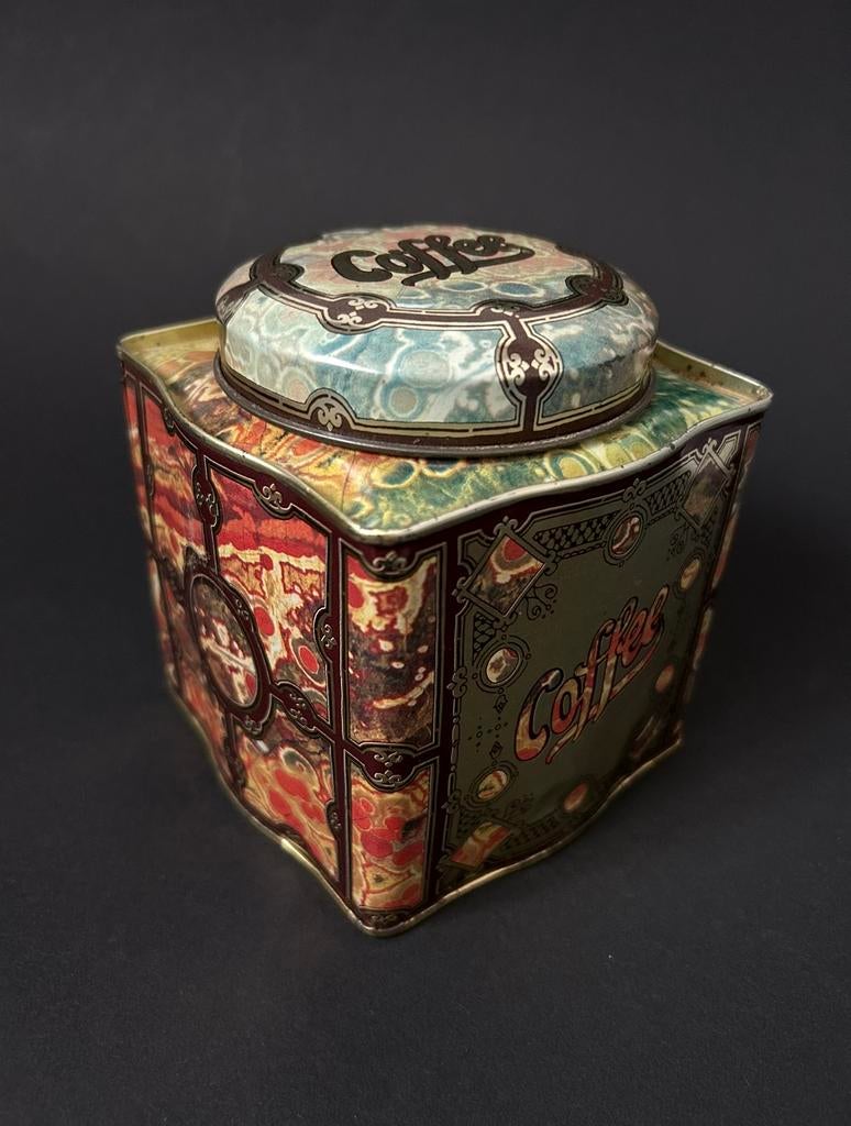 Dodo Canister Koffie Blik, Jaren ‘70, Verzamelen, Ophalen of Verzenden, Zo goed als nieuw, Koek(jes)