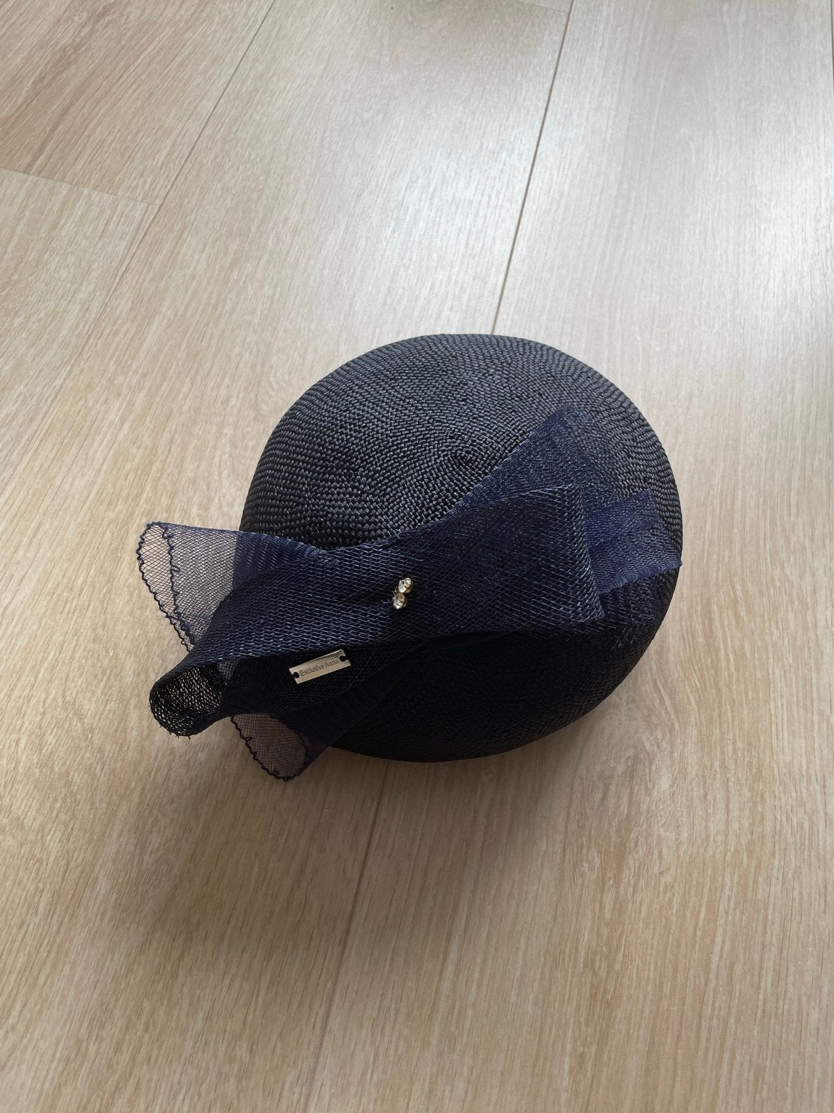 Donkerblauw dopje - Elegant en stijlvol, Ophalen of Verzenden, Zo goed als nieuw, One size fits all, Hoed