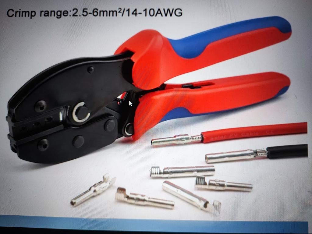 Solar Pv Kabel Krimptang MC voor 2.5 - 4 - 6mm ² €,25,-, Ophalen of Verzenden, Nieuw