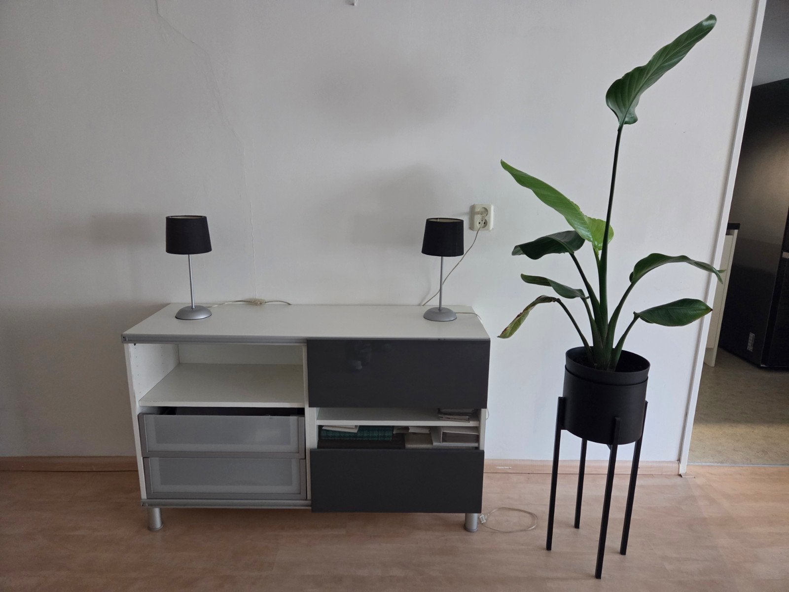 IKEA Besta kast met lades en planken, Ophalen, Gebruikt