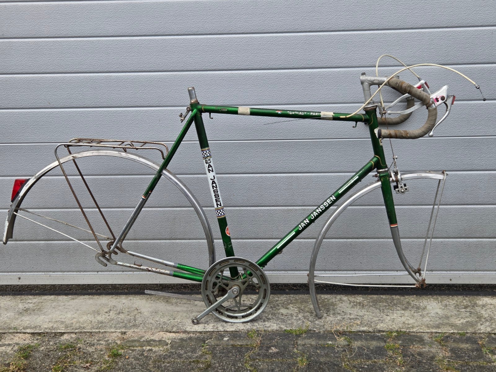 Jan Janssen Bordeaux-Paris frameset 62 cm, 59 cm of meer, Ophalen of Verzenden