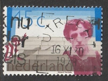 Nederland 1978 1166 Eduard Verkade, Gest Utrecht, Ophalen of Verzenden, Na 1940, Gestempeld