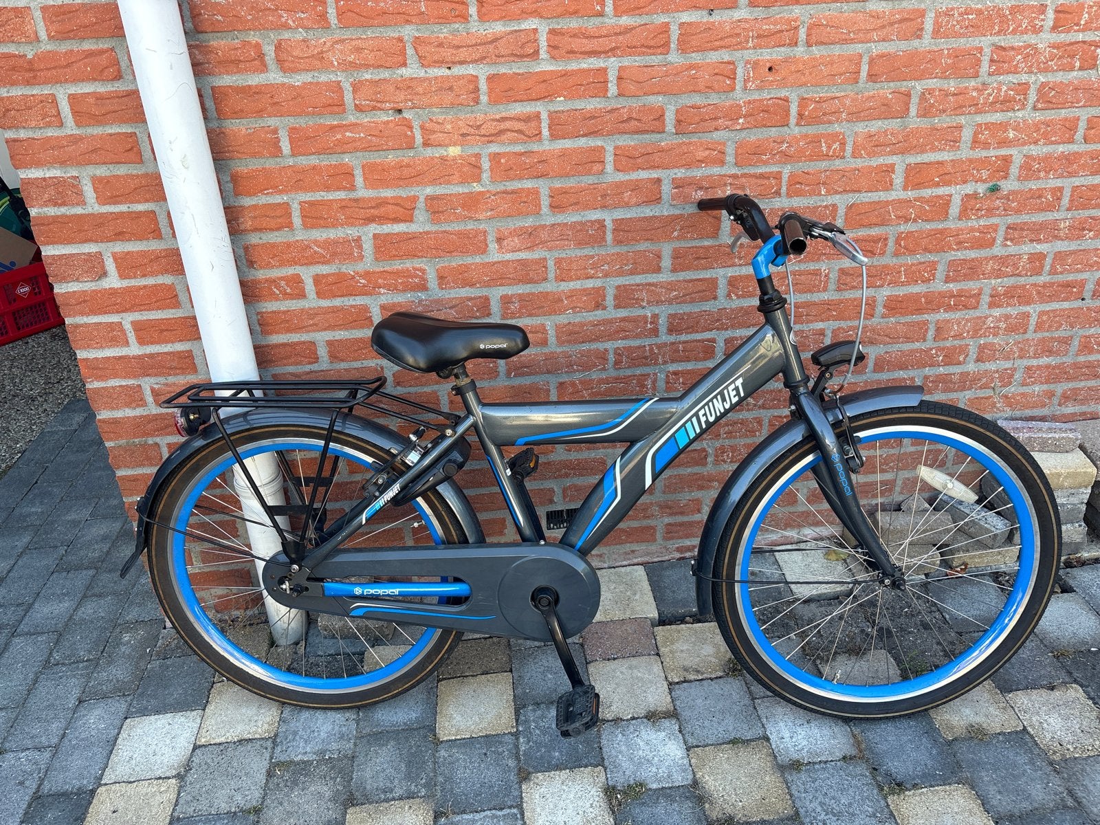 Popal kinderfiets 24inch - Gebruikt geen standaard/handvaten, Overige merken, Gebruikt, Velgrem, Minder dan 49 cm