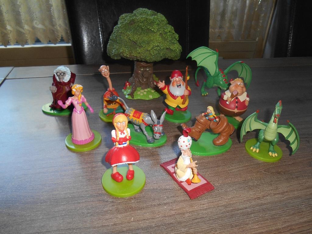 Efteling Sprookjesboom met 11 Efteling figuren, Ophalen of Verzenden, Gebruikt