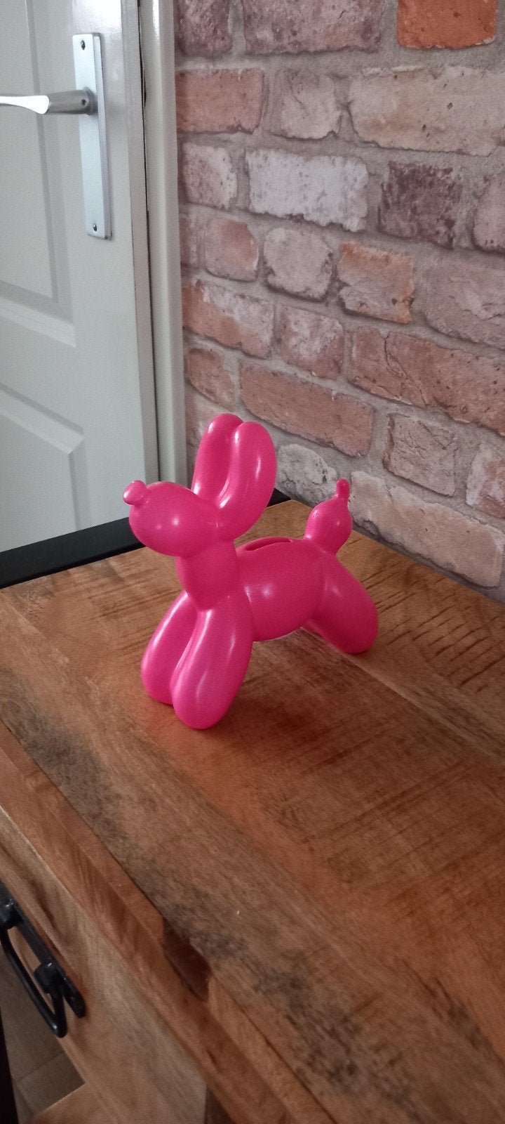 Housevitamin:Roze Ballonhond Spaarpot♥️NIEUW♥️, Verzamelen, Ophalen of Verzenden, Nieuw, Dier