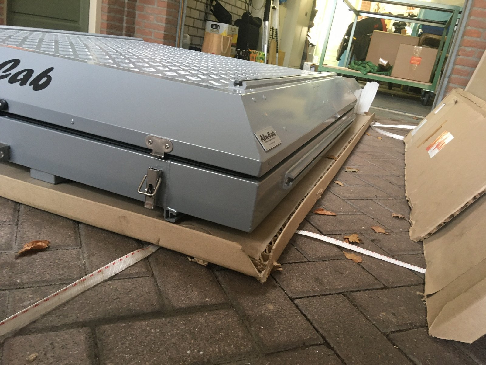 Alucab daktent, luifel, zijkanten en dockoutdoors keuken, Caravans en Kamperen, Ophalen, Zo goed als nieuw