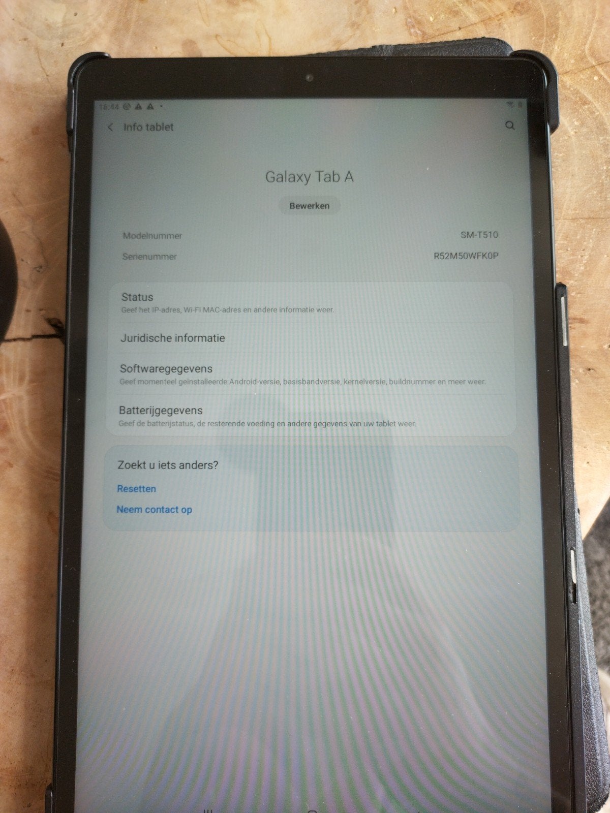 Samsung Galaxy Tab A 10.1 (SM-T510) met hoes, 10 inch, Galaxy Tab A SM-T510, Ophalen of Verzenden, Zo goed als nieuw