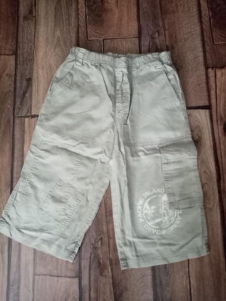 Groene driekwart broek / skatebroek - maat 146/152, Ophalen of Verzenden, Zo goed als nieuw, Jongen, Broek