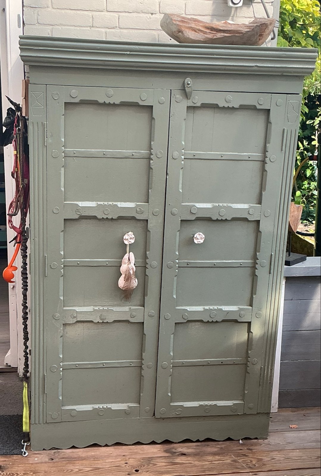 Eiken kast (150x100x60cm), Ophalen