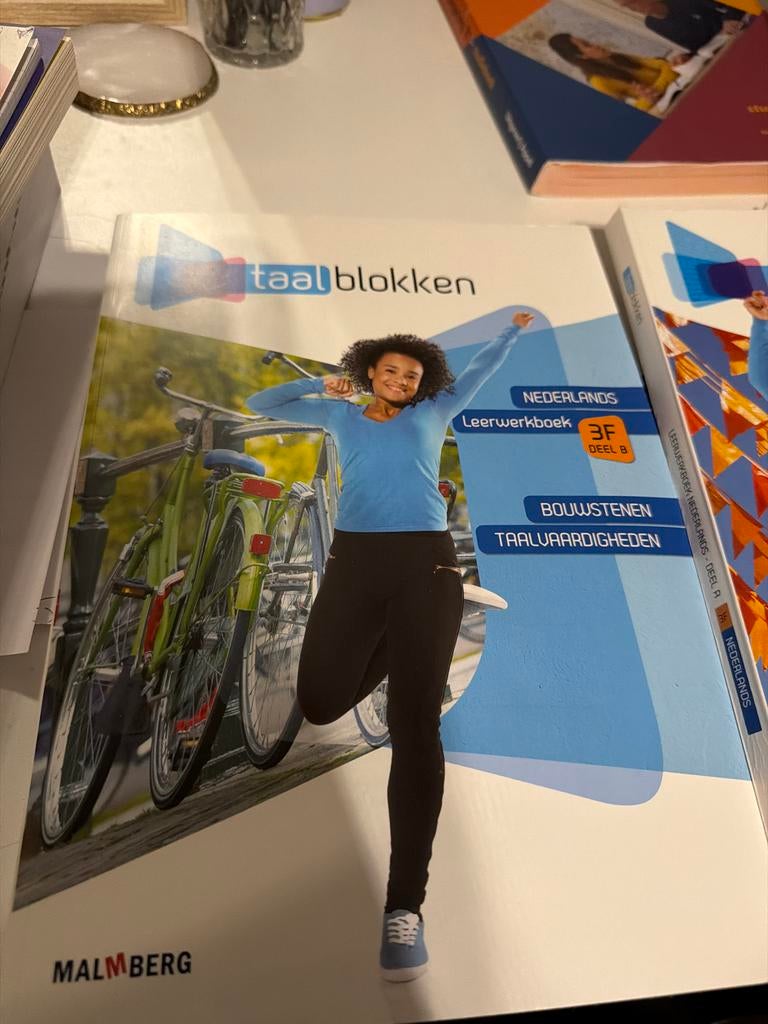 Taalblokken Nederlands Leerwerkboek 3F Deel B & Deel A, Malmberg, Ophalen of Verzenden, Zo goed als nieuw, MBO