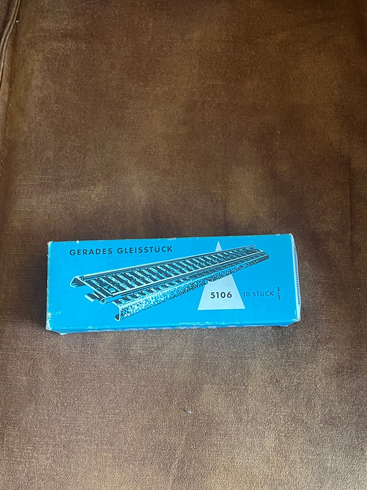 Märklin lege doos 5106 voor 10 rechte rails, Wisselstroom, Gebruikt, Verzenden, Overige typen
