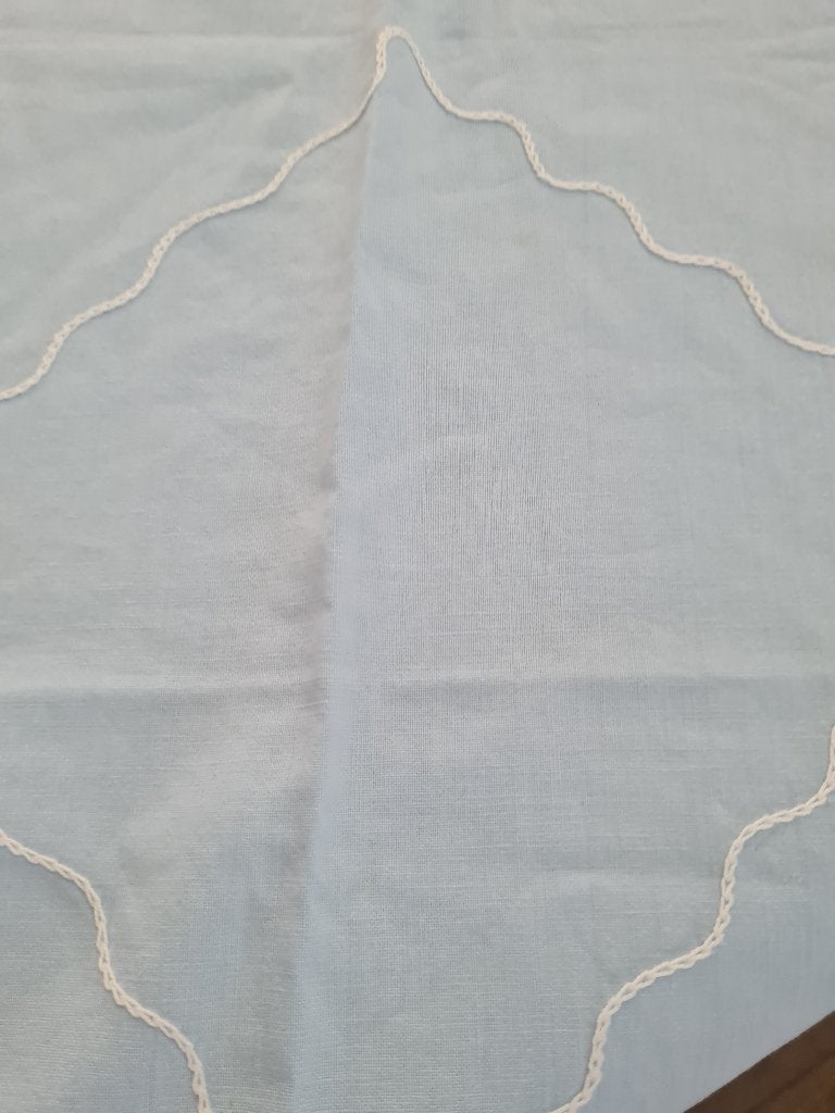 Vintage hand geborduurd kleedje, gordijntje, Ophalen of Verzenden