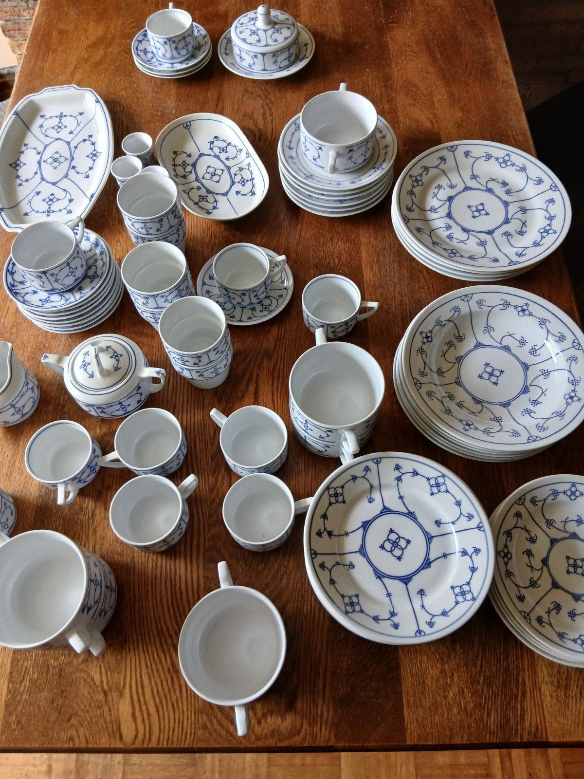 Servies Jäger Eisenberg Original Blau Saks, Gebruikt, Overige merken, Klassiek, Ophalen of Verzenden