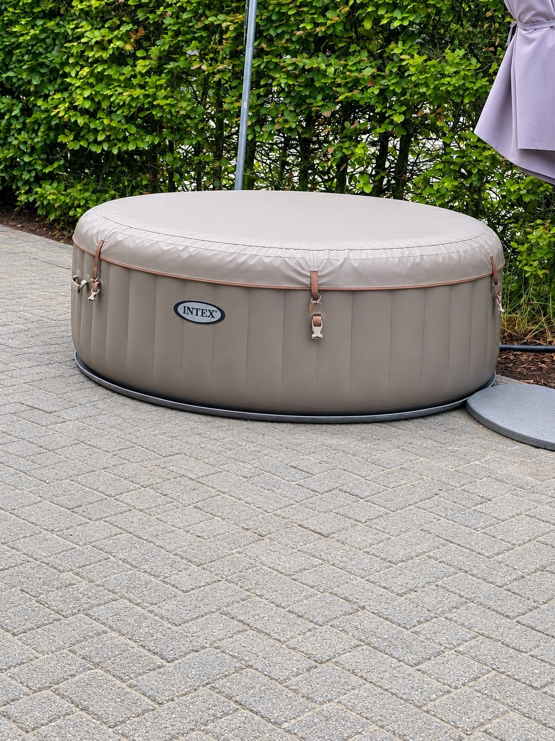 Intex Opblaas Jacuzzi 215x70 - Goede Staat, Ophalen, Gebruikt, Opblaaszwembad, Rond
