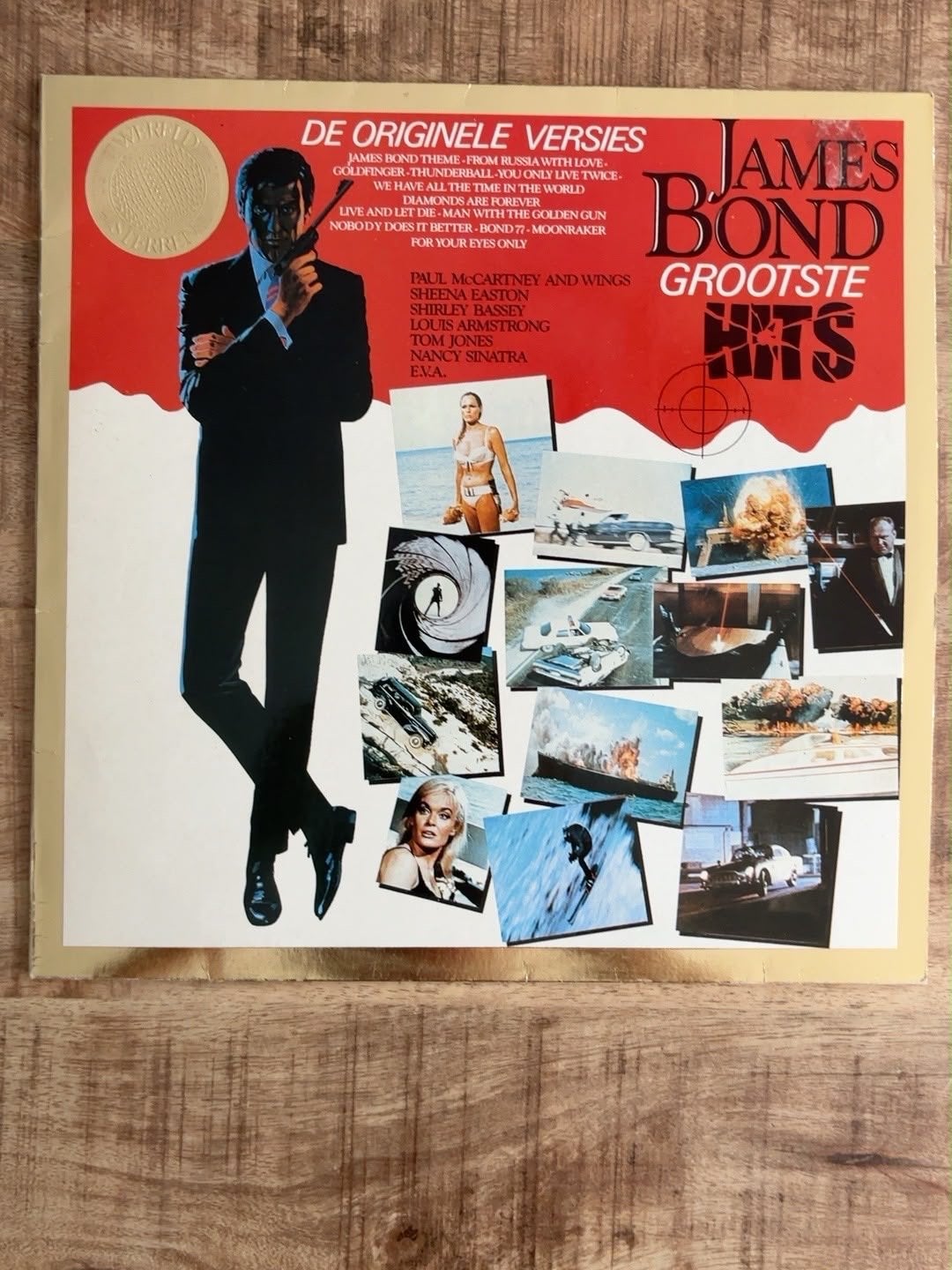 Lp James Bond Grootste Hits  - Originele Versies, LP, Gebruikt, 12 inch, Verzenden