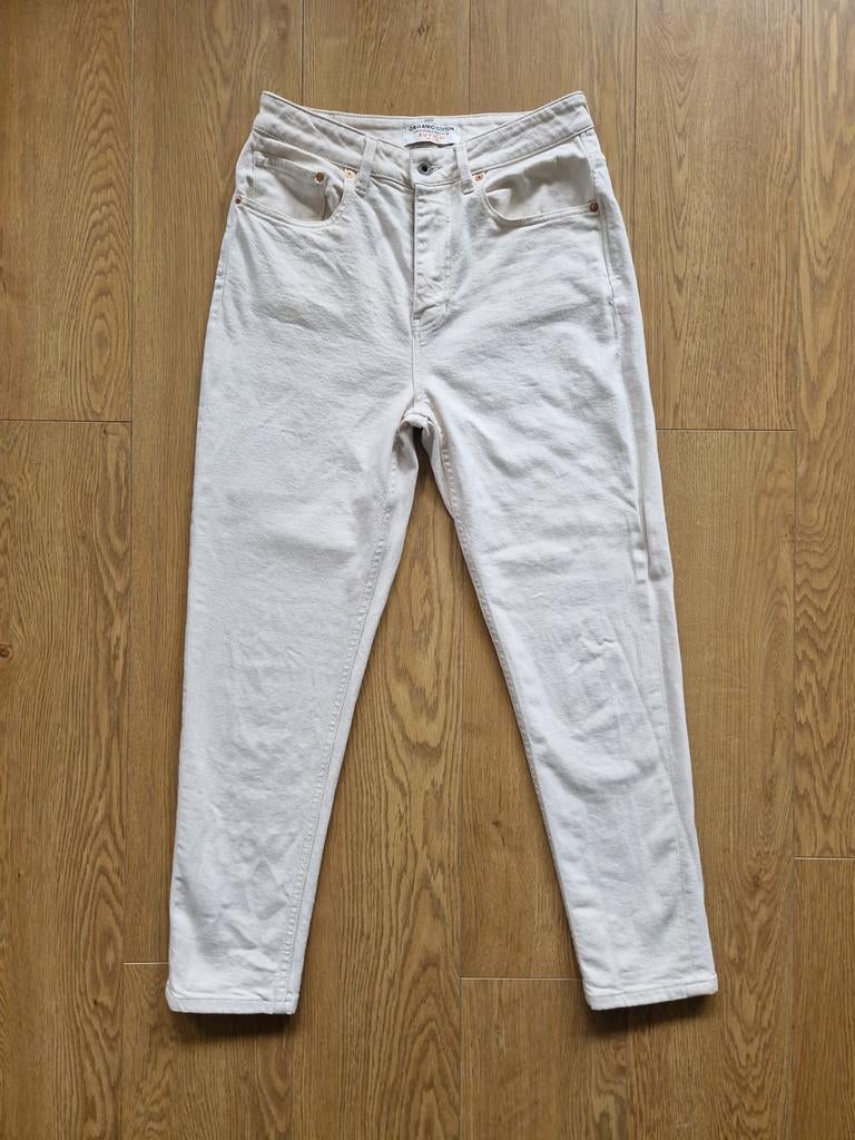 Kuyichi Nora Loose Tapered jeans - beige - W29/30, Kleding | Dames, Spijkerbroeken en Jeans, Overige kleuren, Ophalen of Verzenden