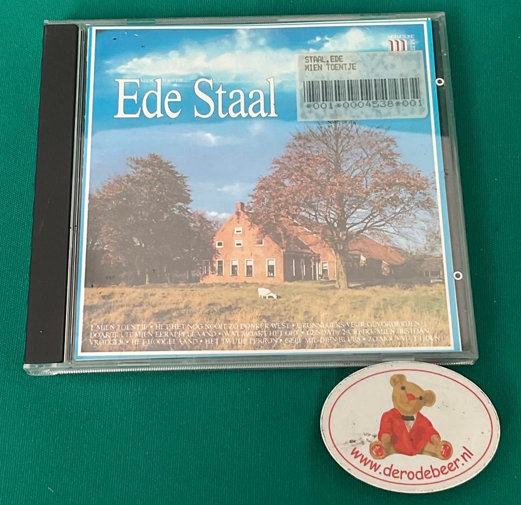 Cd Ede Staal mien toentje, Ophalen of Verzenden, Zo goed als nieuw, Levenslied of Smartlap