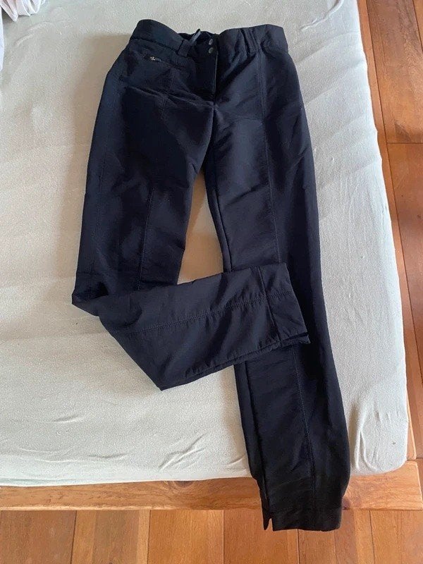 winter broek dames gevoerd mt S, Zwart, Ophalen of Verzenden, Zo goed als nieuw, Maat 36 (S)
