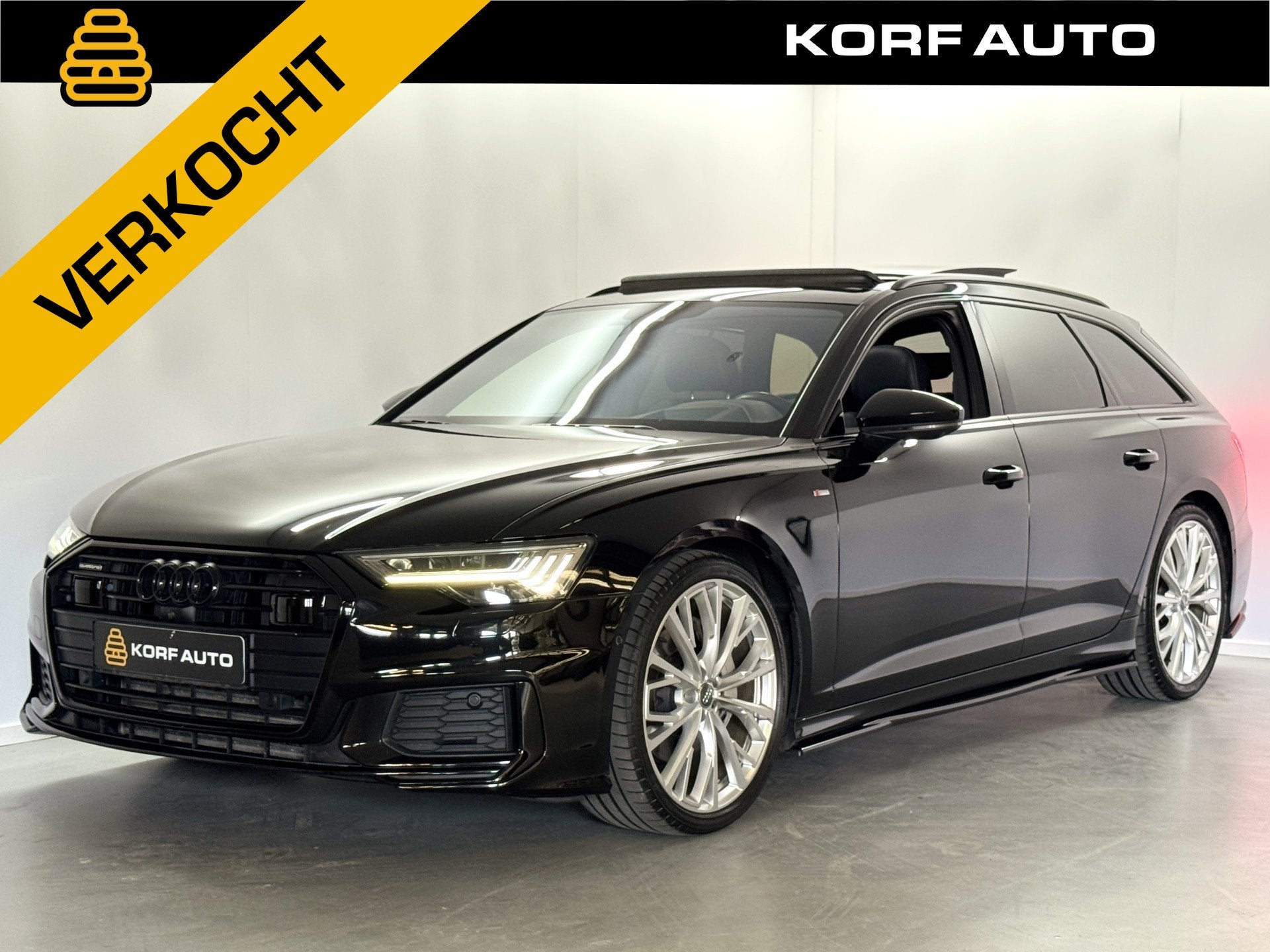 Audi A6 Avant 50 TDI quattro S-line | VERKOCHT (bj 2018), Auto's, Automaat, Dealer onderhouden, Gebruikt, Met garantie (alle)