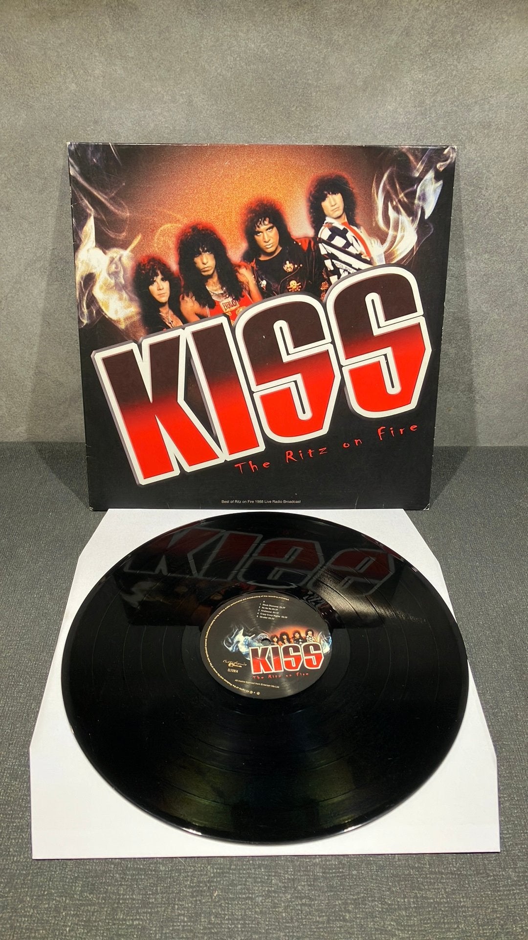Kiss — The Ritz on Fire, Cd's en Dvd's, Vinyl | Hardrock en Metal, LP, Ophalen of Verzenden, Hardrock, 12 inch
