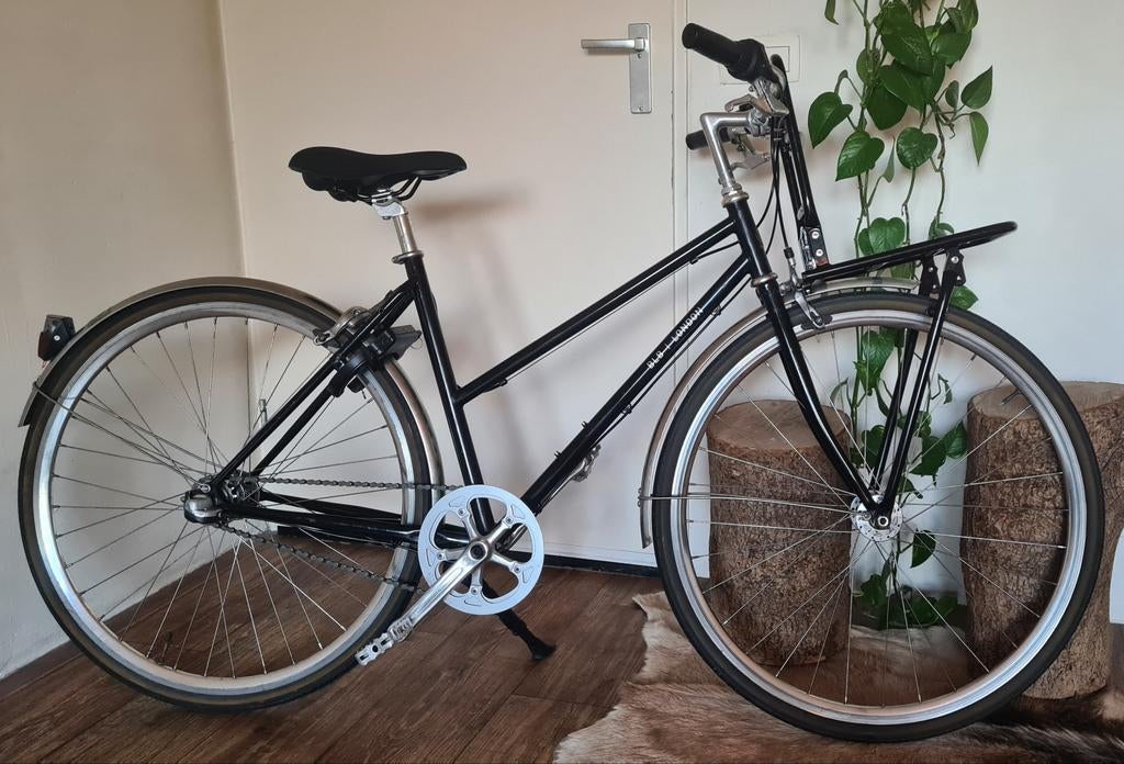 Zwarte BLB LONDON Damesfiets || Stadsfiets || Nexus 3-speed!, Fietsen en Brommers, Gebruikt, Velgrem, 47 tot 50 cm, Ophalen