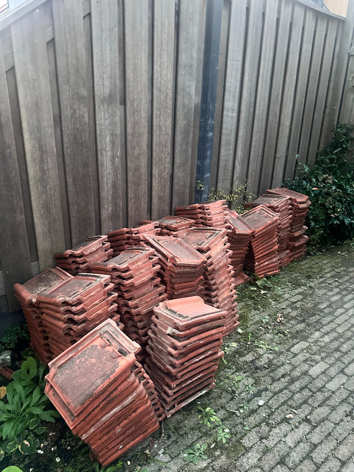 Gebruikte dakpannen - Tuile du Nord Laumans, Doe-het-zelf en Verbouw, Ophalen, Gebruikt, Steen of Klei, 15 m² of meer