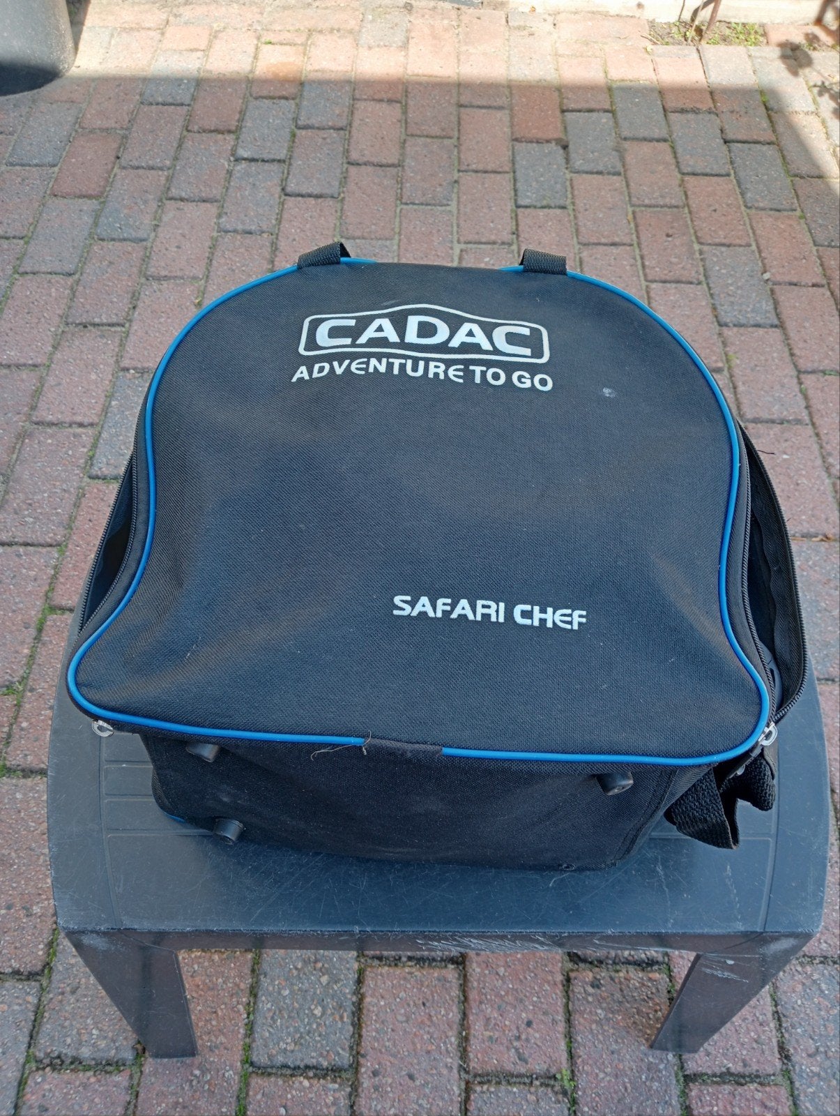 Cadac Camping Tafelmodel BBQ, safari chef serie met complet, Ophalen of Verzenden, Gebruikt, Cadac