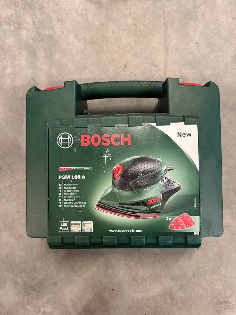 Bosch PSM 100 A Multischuurmachine - Compact en Krachtig, Gebruikt, Overige typen, Ophalen of Verzenden, Nvt