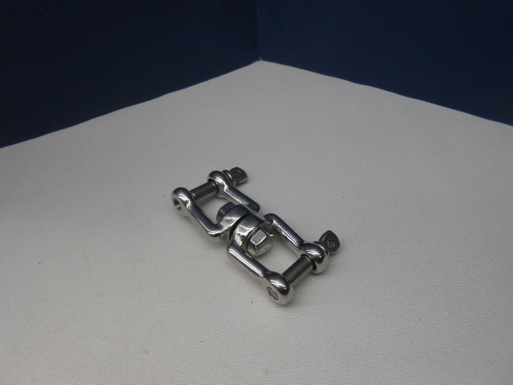 RVS Wartelsluiting, Wartel, Swivel, D-sluiting, 6 mm pin, Ophalen of Verzenden, Nieuw, Overige typen
