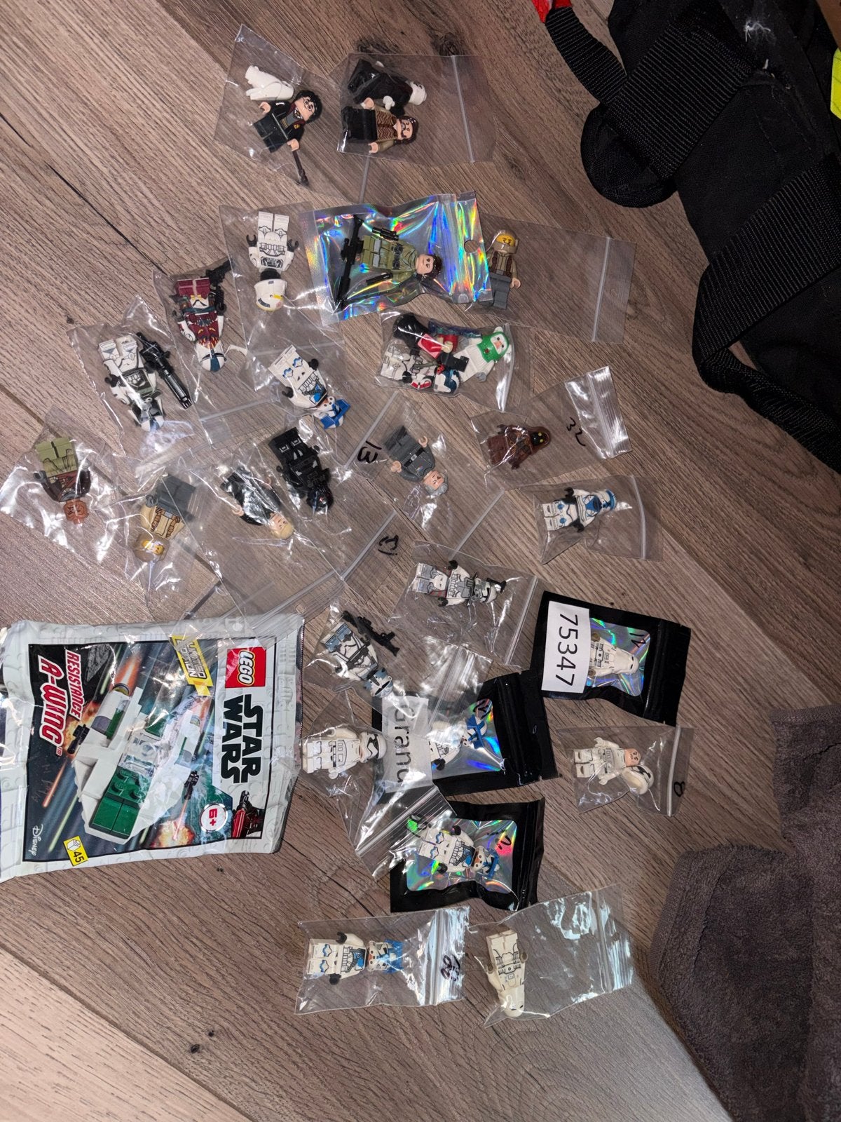 Lego Star Wars Minifiguren & Resistance A-Wing Set, Ophalen of Verzenden, Nieuw