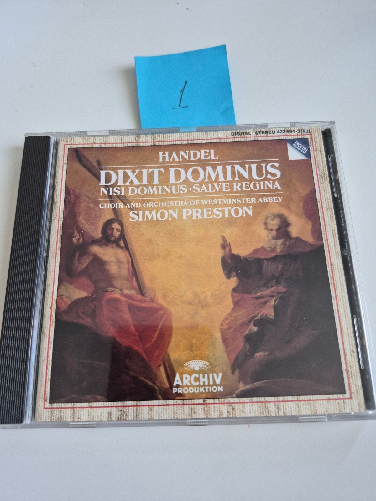 Händel - Dixit Dominus, Nisi Dominus, Salve Regina CD, Gebruikt, Ophalen of Verzenden, Inclusief doosje, Barok