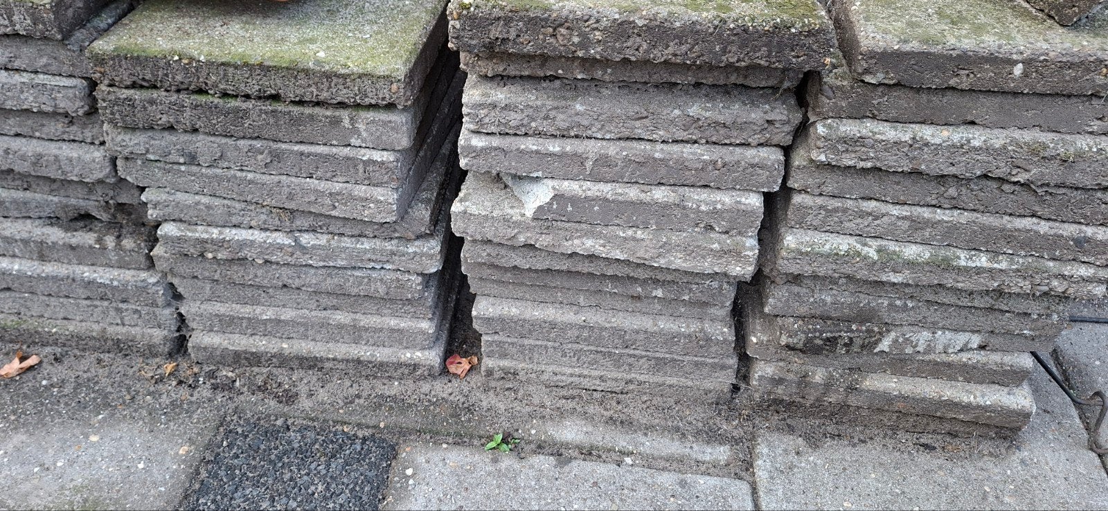 gratis stoeptegels 30x30, Ophalen, Gebruikt, Beton, Terrastegels