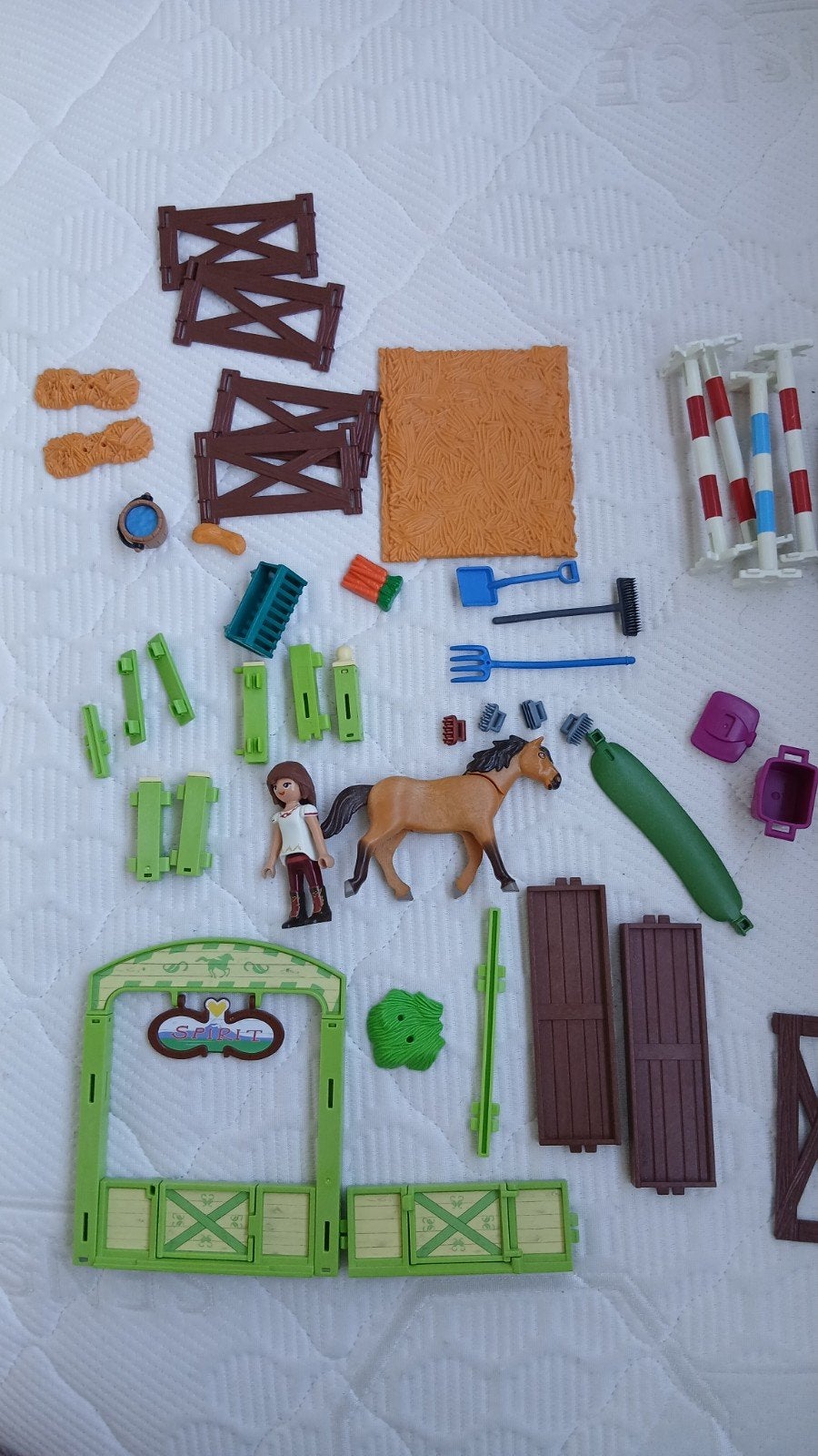 grote partij playmobil met oa huis, boerderij en accessoire, Ophalen of Verzenden, Gebruikt