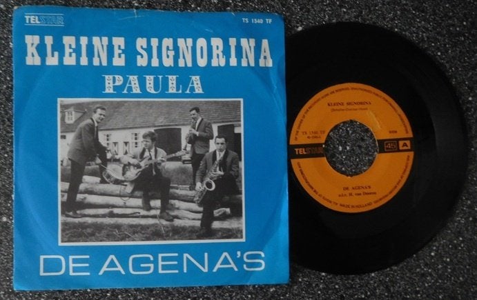 TELSTAR 1540 De Agena's - kleine signorina (vanaf € 100,00), Ophalen of Verzenden, Zo goed als nieuw, 7 inch, Levenslied of Smartlap
