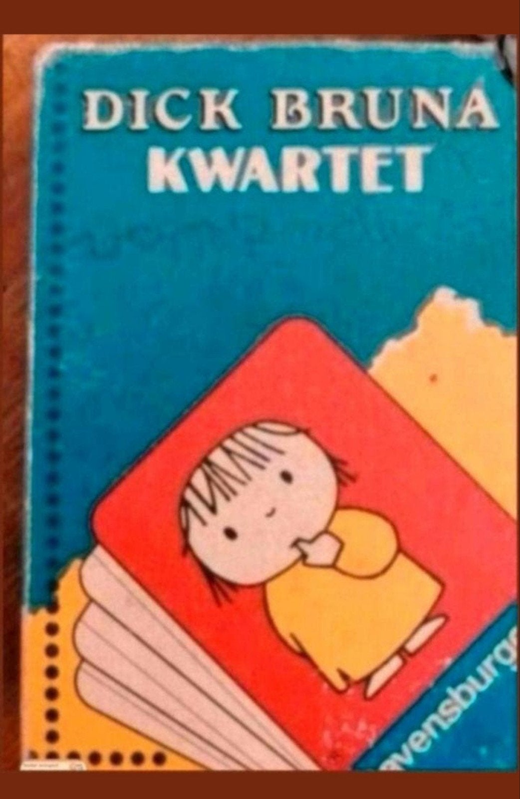 Dick Bruna Kwintet Kaartspel - Ravensburger. Vintage, Een of twee spelers, Ophalen of Verzenden, Gebruikt, Ravensburger