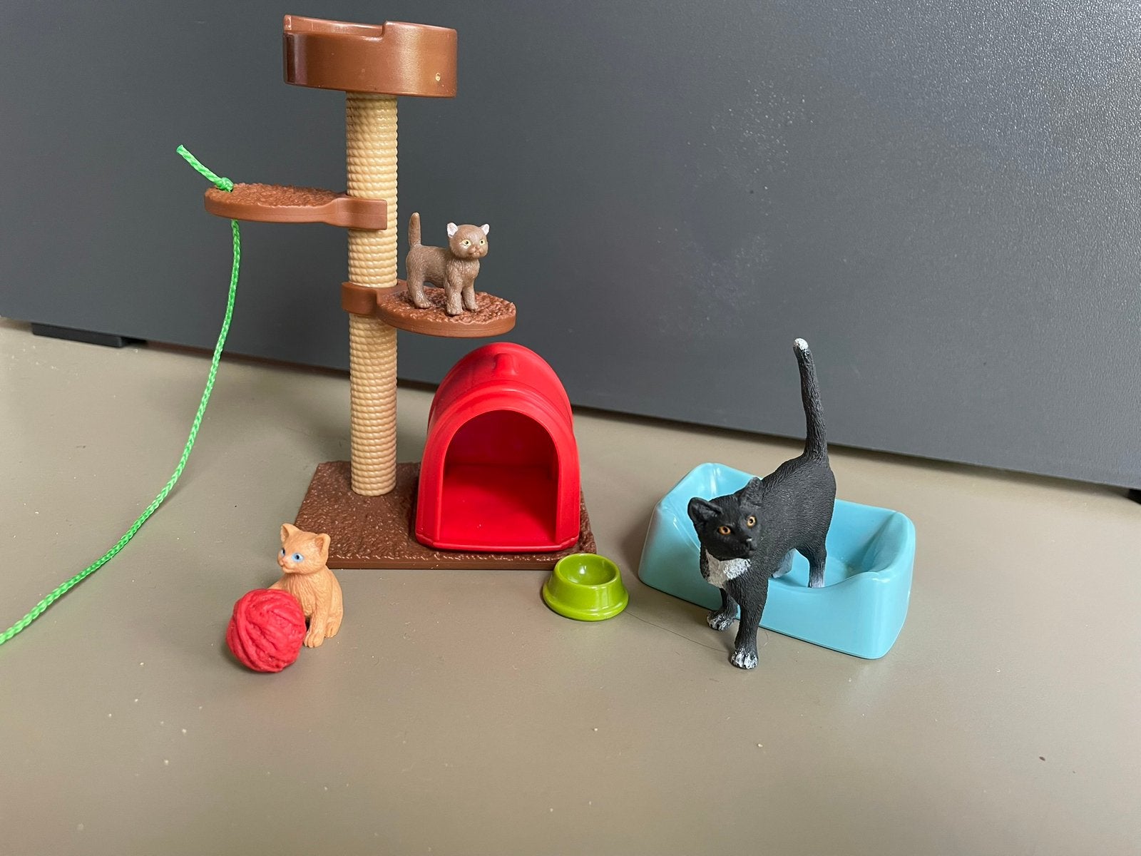 Schleich katten, Ophalen of Verzenden, Zo goed als nieuw