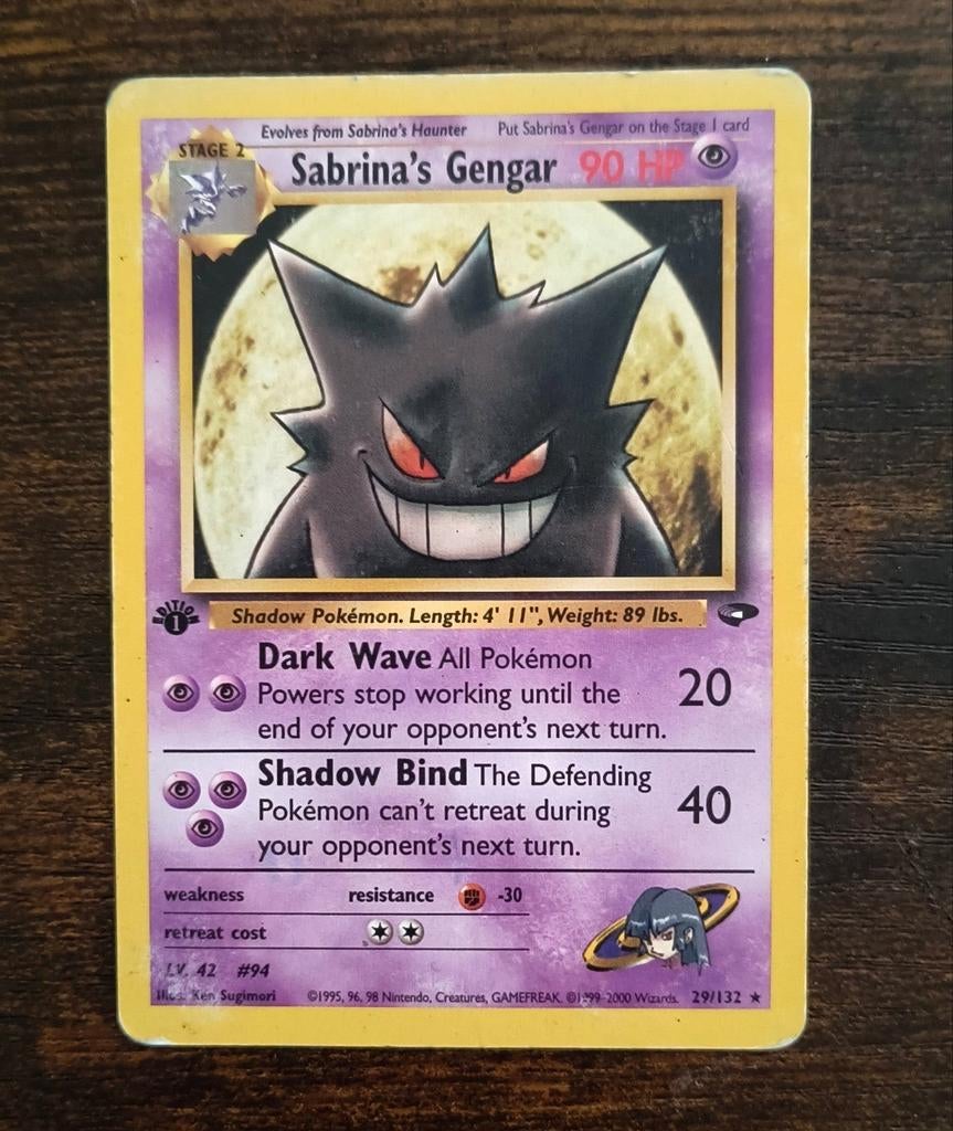 Sabrina's Gengar 1st edition, Ophalen of Verzenden