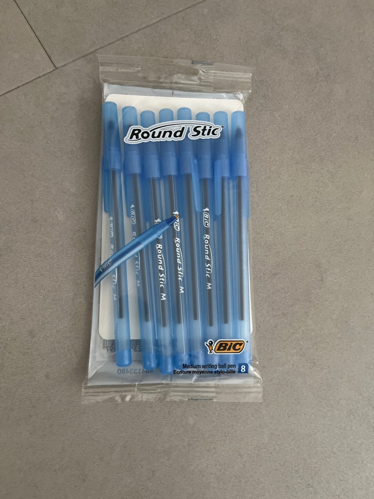 8 stuks bic pen Round stic, Diversen, Schrijfwaren, Ophalen of Verzenden, Nieuw