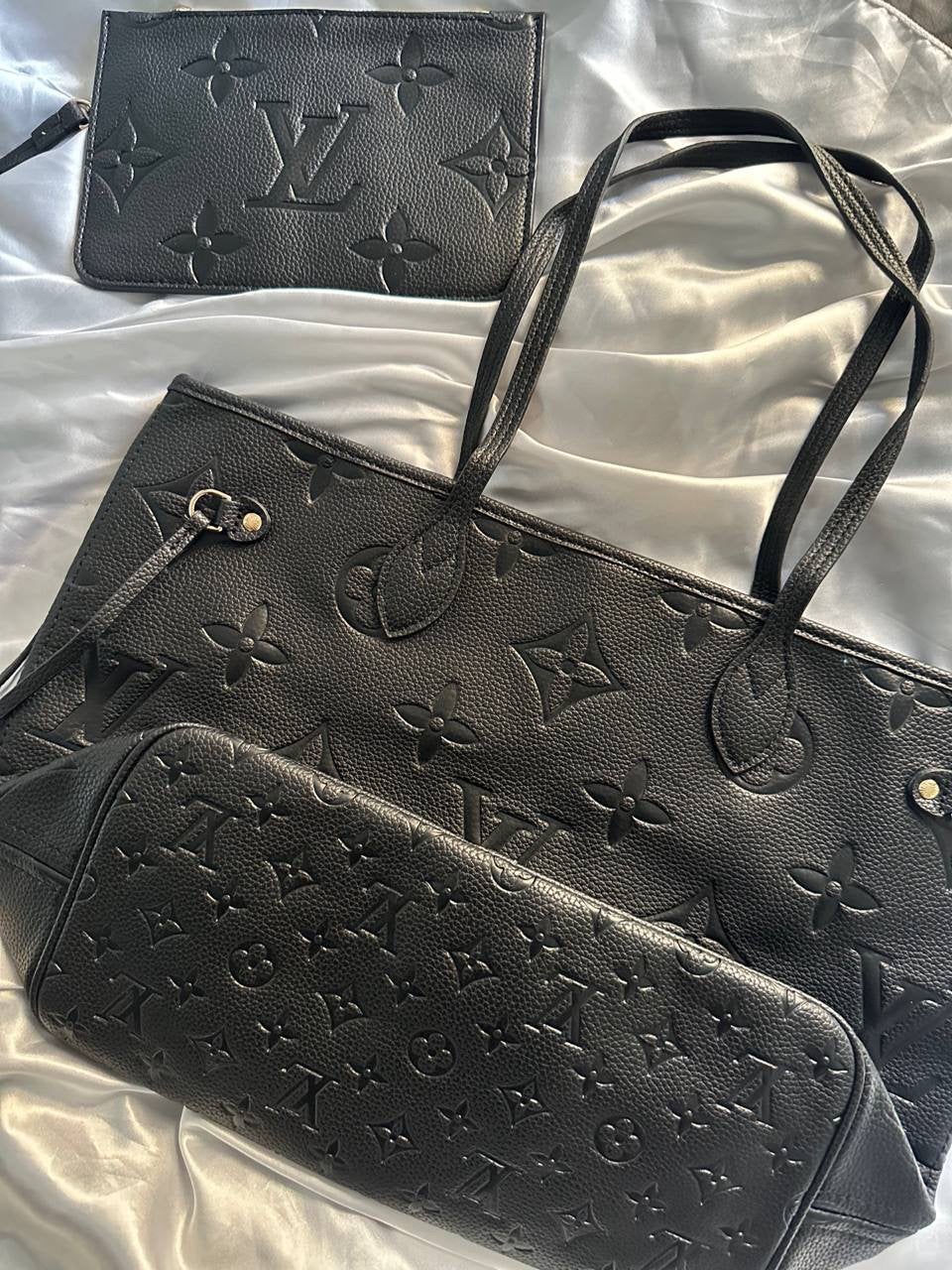 Neverfull bag zwart, Ophalen of Verzenden, Zo goed als nieuw, Zwart, Schoudertasje