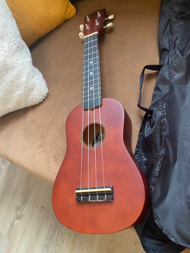 Ukelele met tas en leerboek, Ophalen, Zo goed als nieuw, Overige typen