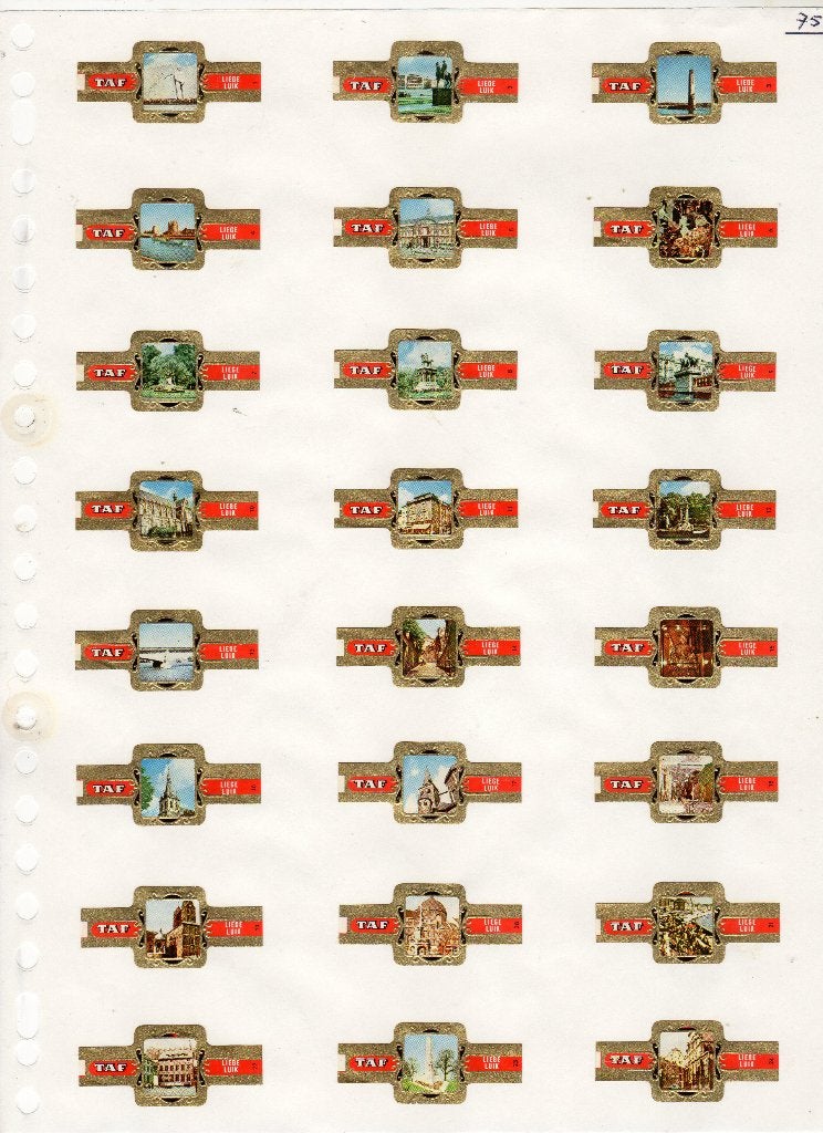 TAF  KF  Luik, Ophalen of Verzenden, Zo goed als nieuw, Sigarenbandjes