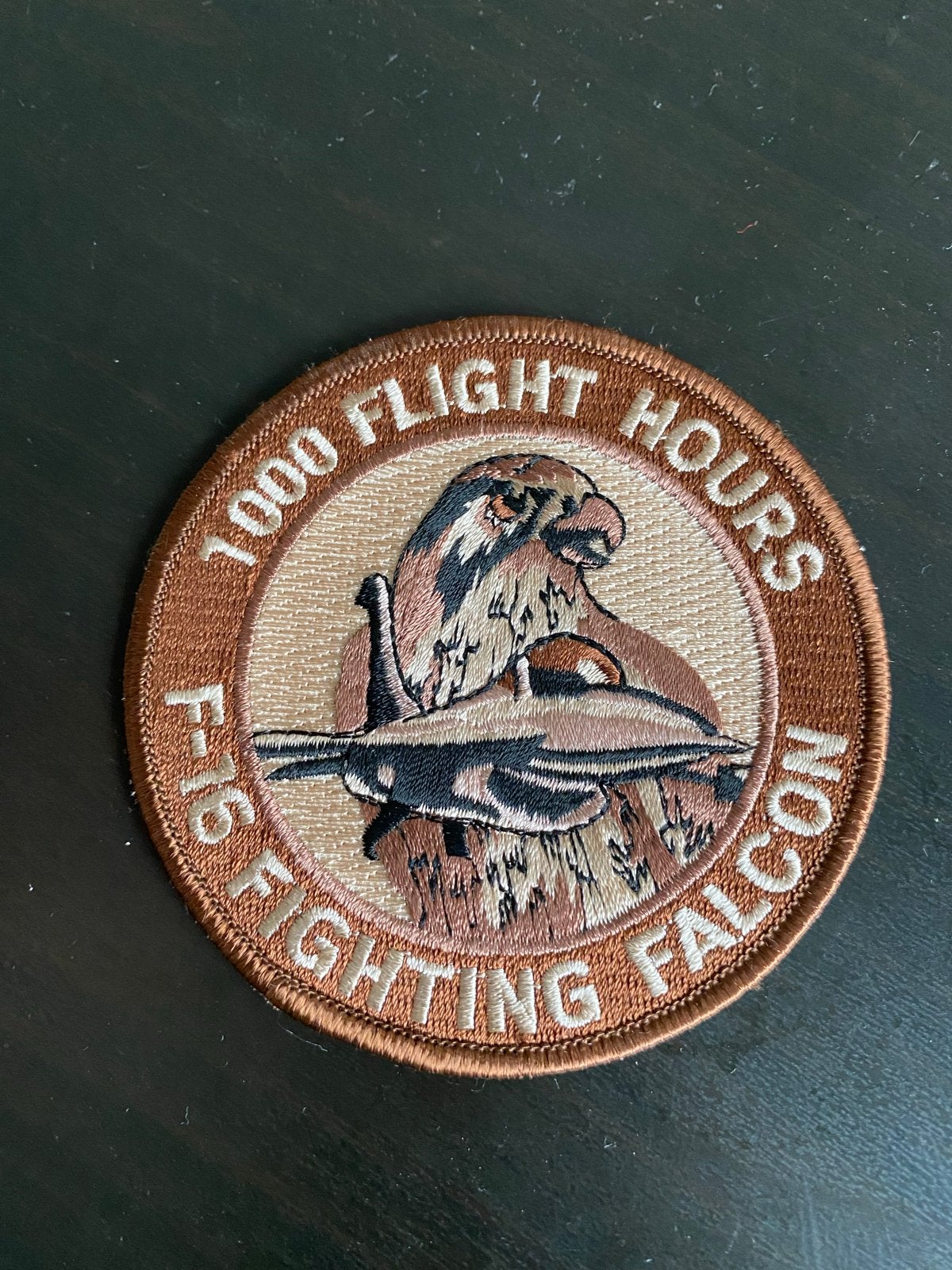 F-16 Fighting Falcon 1000 Vlieguren Patch, Ophalen of Verzenden, Overige typen