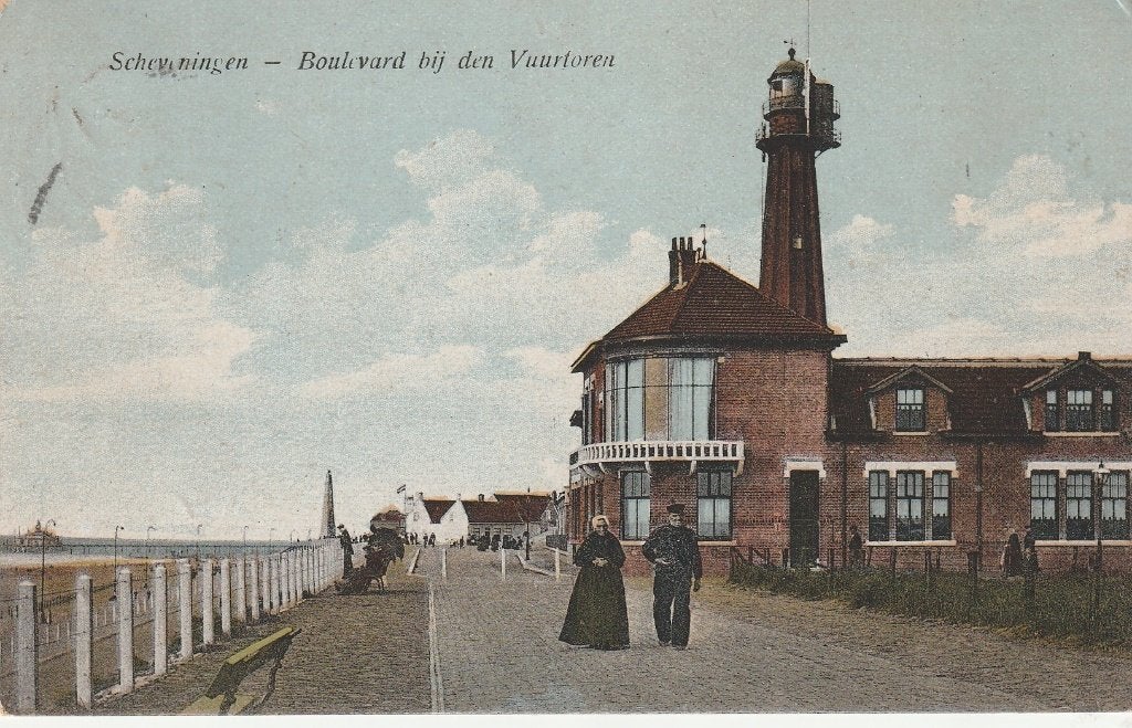 Scheveningen, Ophalen of Verzenden, Voor 1920, Gelopen, Zuid-Holland