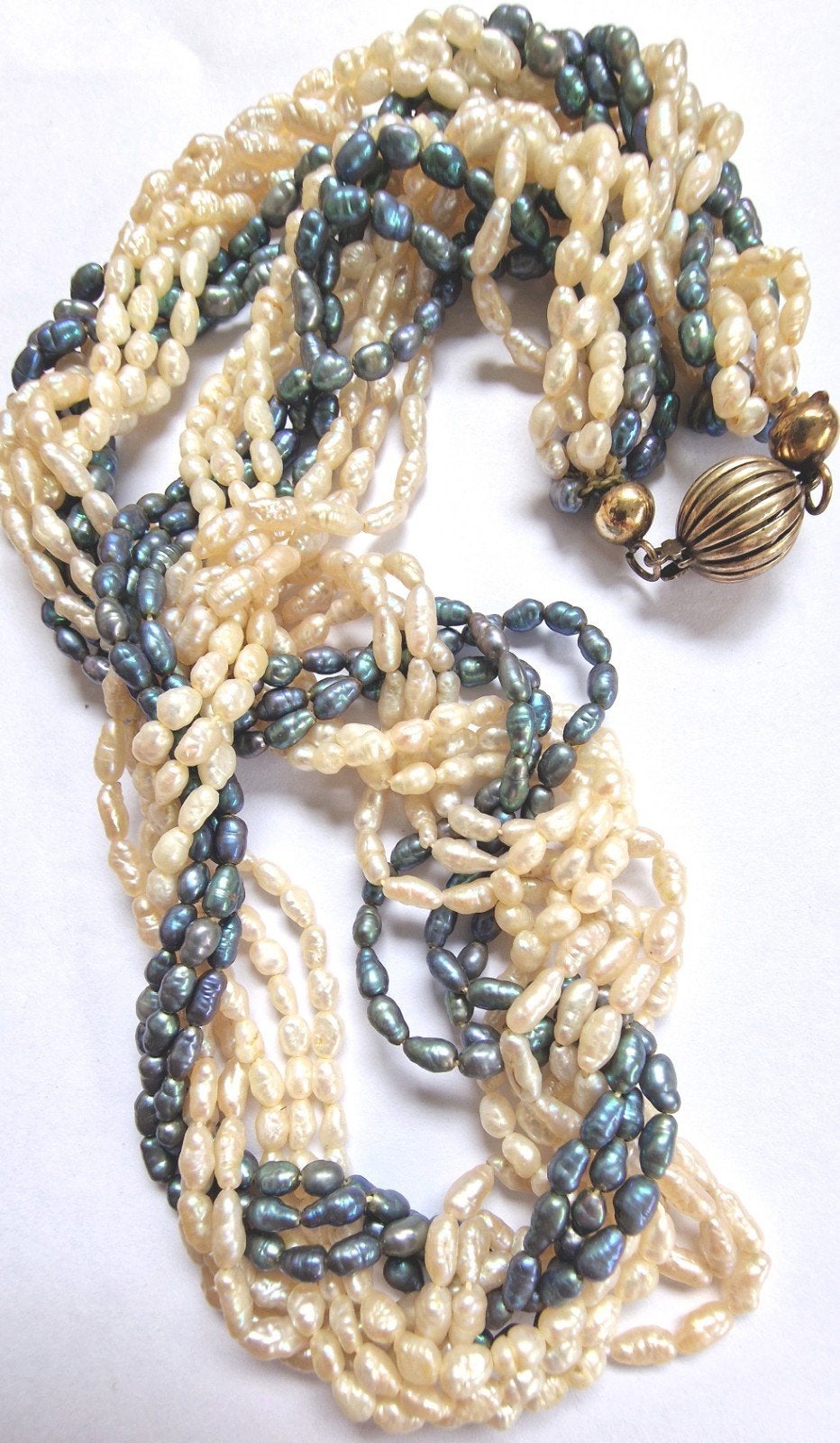 Parelketting met zilveren sluiting., Ophalen of Verzenden, Zilver