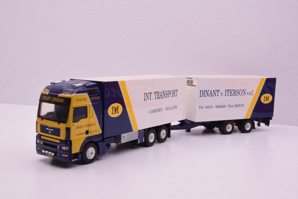 MAN TGX  '' Dinant van Iterson ''  Tekno, Ophalen of Verzenden, Zo goed als nieuw, Bus of Vrachtwagen, Tekno